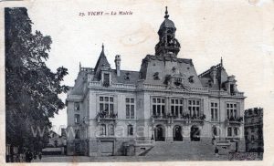Postal vintage de La Mairie - Vichy (Francia). Blog de Rafael Ramírez.