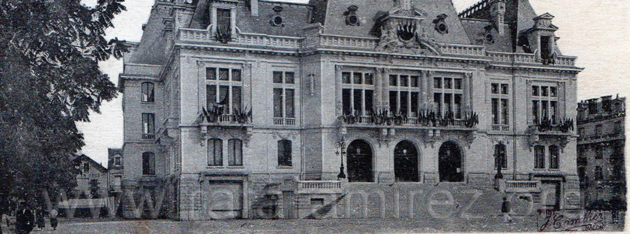 Postal vintage de La Mairie - Vichy (Francia). Blog de Rafael Ramírez.