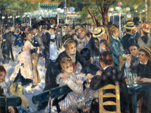 Bailarinas en el Moulin de la Galette. Renoir
