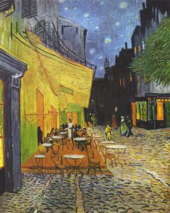 Terraza de café por la noche (1888) de Vincent van Gogh