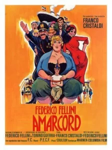 Poster de Amarcord (1973) de Federico Fellini. Blog de Rafael Ramírez.