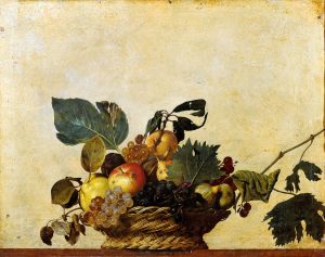 Cesto de frutas de Caravaggio (Canestra di frutta).