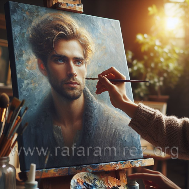 Pintando un retrato al óleo. Blog de Rafael Ramírez.
