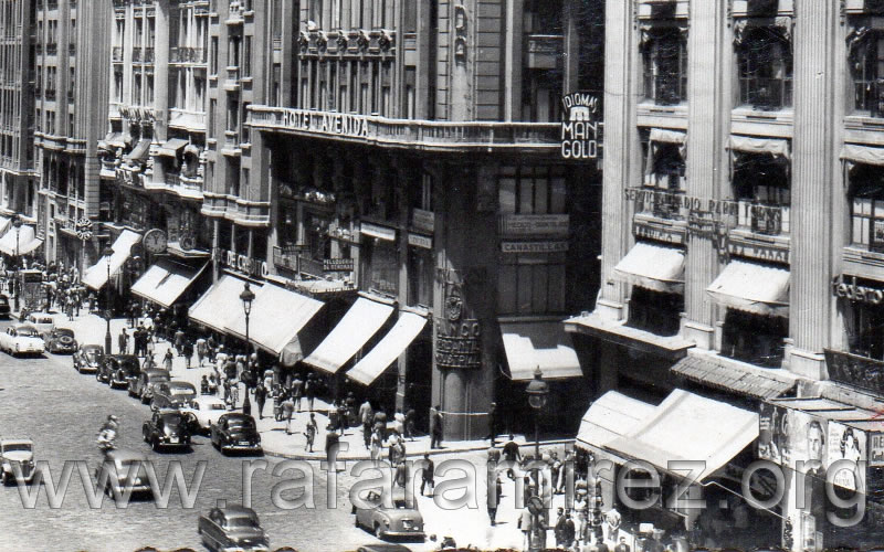 Madrid: Postal de 1955. Blog de Rafael Ramírez.