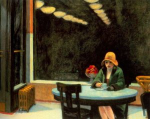 Automat de Edward Hopper (1927).