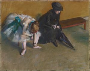 Esperando. Edgar Degas (1880–1882).