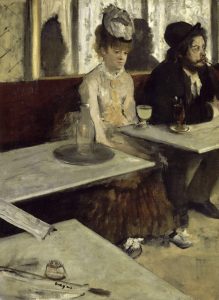 En un café o La absenta. Edgar Degas (1876).