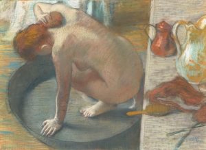 La bañera. Edgar Degas (1886).