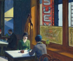 Chop Suey de Edward Hopper (1929).