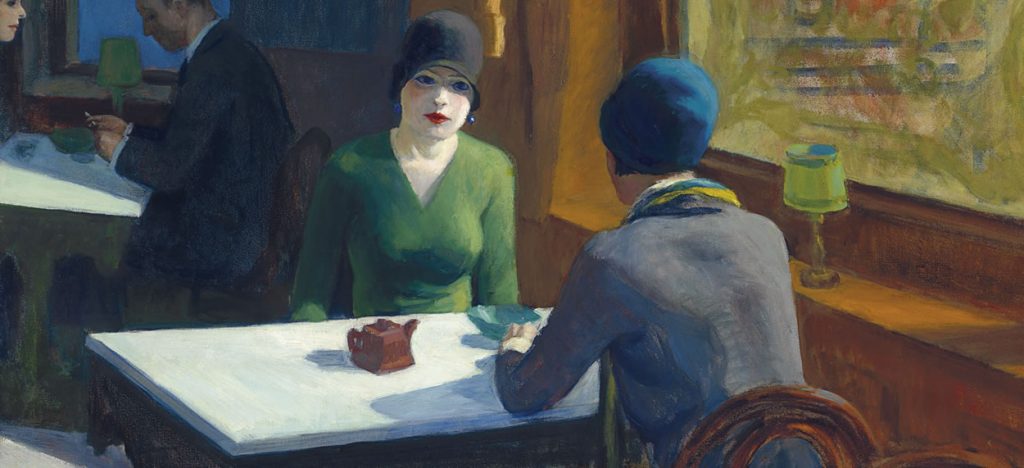 Chop Suey de Edward Hopper (1929).