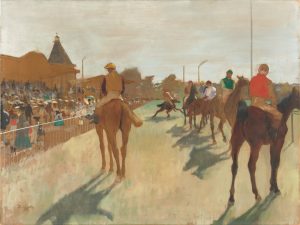 El desfile. Edgar Degas (1834 - 1917).
