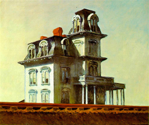 Casa junto a la vía de Edward Hopper (1925).