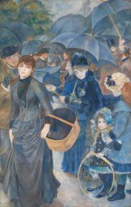 Los paraguas. Pierre-Auguste Renoir.
