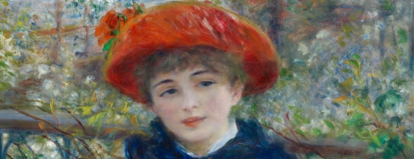 Two Sisters On The Terrace. Renoir