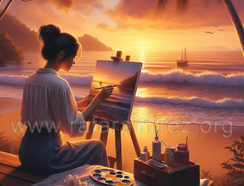 Pintando una marina. Blog de Rafael Ramírez.