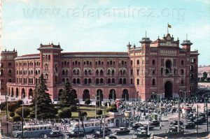 Plaza de Toros de Las Ventas. Madrid - Postal (1958) Anverso