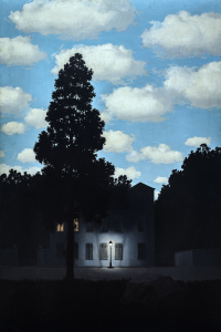 El Imperio de la luz (1954). René Magritte.