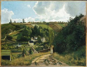 “Colina de Jalais, Pontoise” (1867). Camille Pisarro.