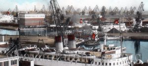 Puerto de Dunkerque. Francia - Postal (1966)