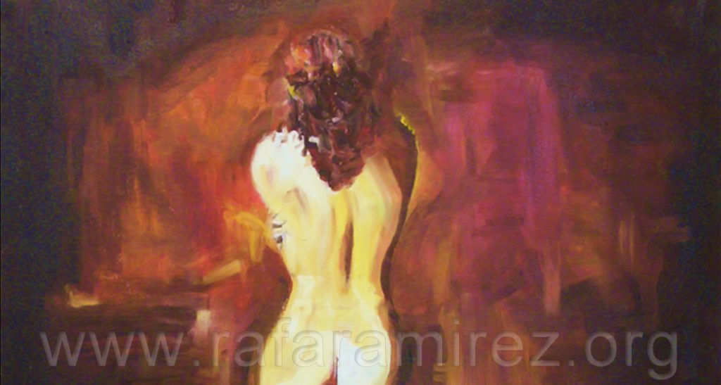 Sutil Presencia, pintura al óleo de Rafael Ramírez.