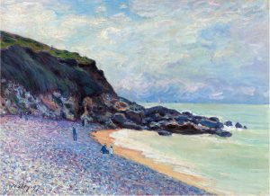 Alfred Sisley. Lady’s Cove, Langland Bay (1897).