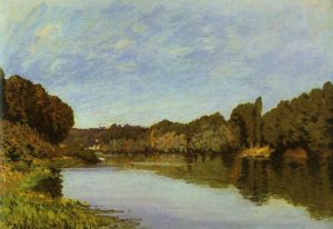 Alfred Sisley. El Sena en Bougival (1873).