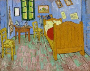 La habitación de Arlés de Van Gogh.