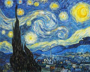 La noche estrellada de Van Gogh.