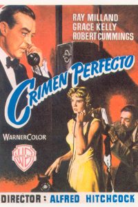 Cartel de Crimen perfecto (1954) Alfred Hitchcock. Blog de Rafael Ramírez.