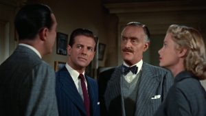 Escena de Crimen perfecto (1954) Alfred Hitchcock. Blog de Rafael Ramírez.