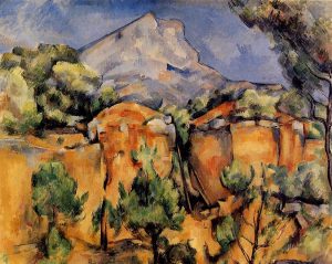 Paul Cézanne. La montaña de Sainte-Victoire, vista desde Bibémus (1897). Blog de Rafael Ramírez.