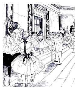 Edgar Degas. La clase de danza.