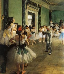 Edgar Degas. La clase de danza(1873-1876). Blog de Rafael Ramírez.