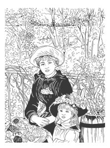 Pierre Auguste Renoir. En la terraza.