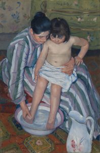 El Baño del Niño (1893). Mary Cassat. Blog de Rafael Ramírez.