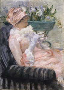 La Taza de Té (1880). Mary Cassat. Blog de Rafael Ramírez.