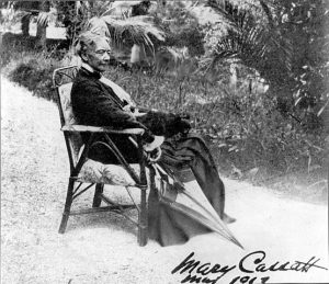 Mary Cassatt. Fotografía de 1913. Blog de Rafael Ramírez.