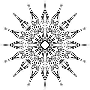 Mandala 7 para colorear. Blog de Rafael Ramírez.