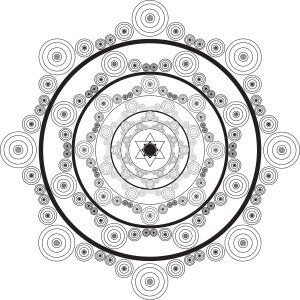 Mandala 9 para colorear. Blog de Rafael Ramírez.