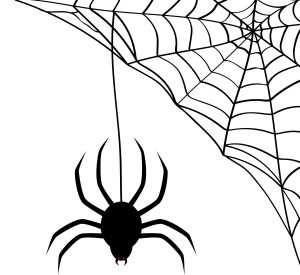 Plantilla Araña para Halloween. Blog de Rafael Ramírez.