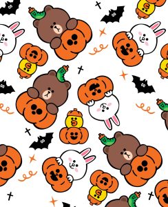 Plantilla de papel de regalo para Halloween. Blog de Rafael Ramírez.