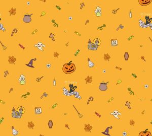 Seguidamente plantilla de papel de regalo para Halloween. Blog de Rafael Ramírez.