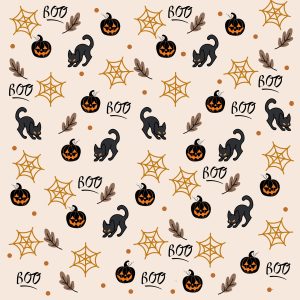 Plantilla de papel de regalo para Halloween. Blog de Rafael Ramírez.