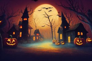 Plantilla de cartel o invitación para Halloween. Blog de Rafael Ramírez.