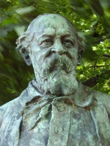 Busto del pintor Eugène Boudin. Blog de Rafael Ramírez.