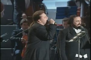 Luciano Pavarotti y Meat Loaf en Come Back to Sorrento (Torna a Sorrento). Blog de Rafael Ramírez.