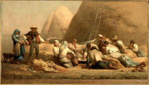 La comida de los segadores (1853). Jean François Millet. Blog de Rafael Ramírez.