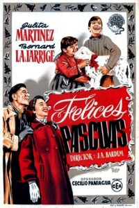 Cartel de Felices Pascuas de Juan Antonio Bardem. Blog de Rafael Ramírez.