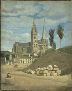"La catedral de Chartres" (1830). Blog de Rafael Ramírez.