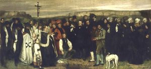 El entierro en Ornans (1849-1850). Gustave Courbet. blog de Rafael Ramírez.